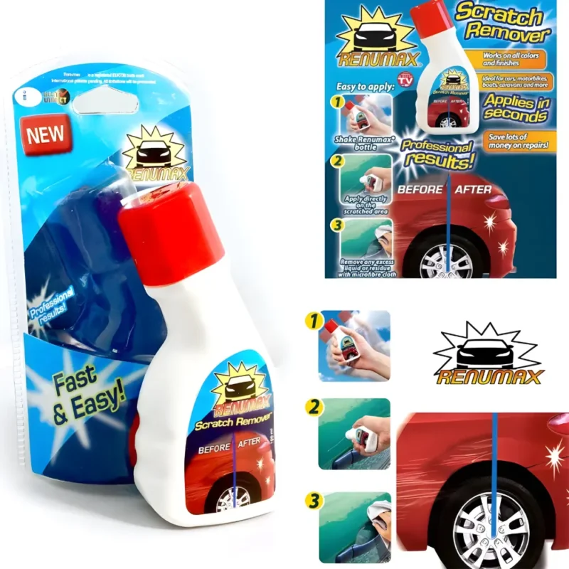 Cera para reparación de arañazos de coche